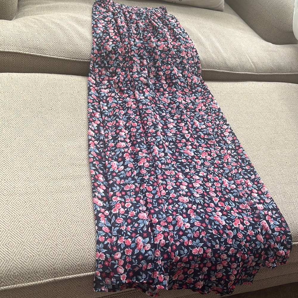 Abercrombie and fitch floral maxi skirt